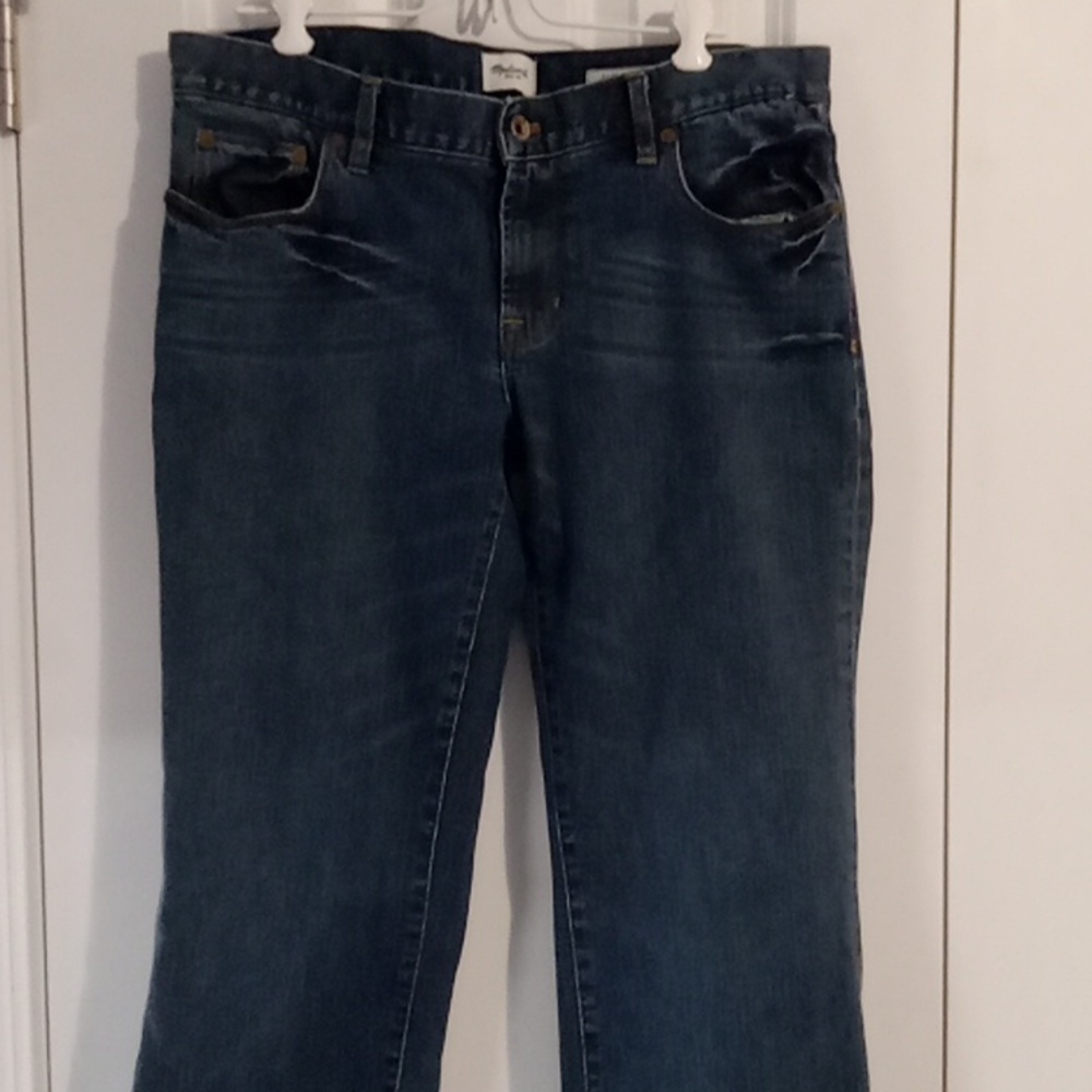 Madewell Dark Blue Straight Leg Jeans